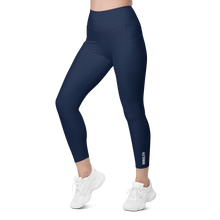 Load image into Gallery viewer, Unchained Leggins Navy Blue
